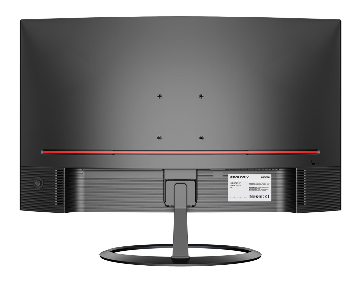 Монітор Prologix Gaming 27" GM2724C VA Black Curved 180Hz | ARAGO