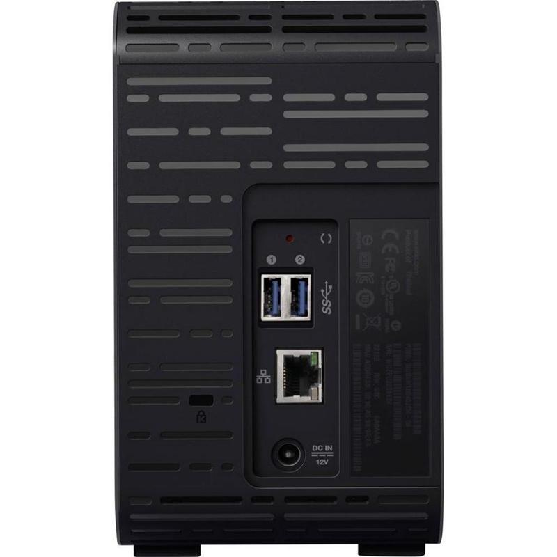HDD ext 3.5" USB/LAN 8.0TB WD My Cloud EX2 Ultra NAS Black (WDBVBZ0080JCH-EESN) | ARAGO