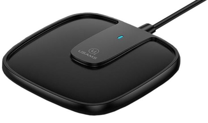 Бездротовий зарядний пристрій Usams US-CD153 15W Black (CD153DZ01) | ARAGO