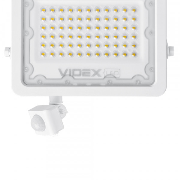 картинка LED прожектор VIDEX F2e 50W 5000K з датчиком руху та освітленості от магазина Компания+