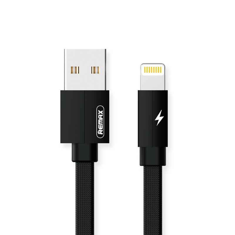 Кабель Remax RC-094i Kerolla USB - Lightning (M/M), 2 м, Black (6954851284680) | ARAGO