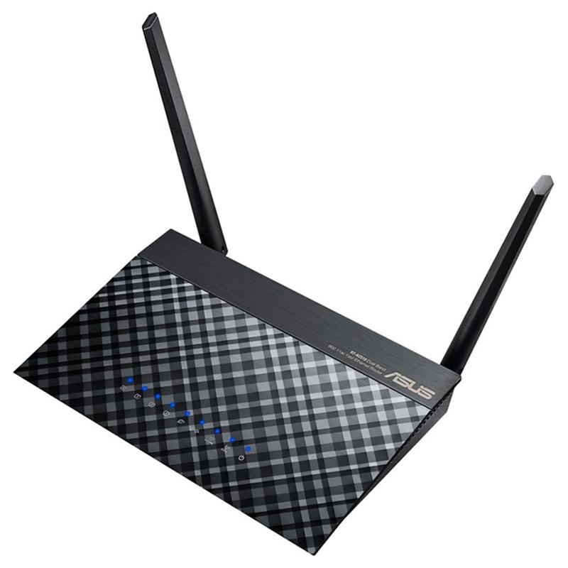 Беспроводной маршрутизатор Asus RT-AC52U (AC750, 1*GE Wan, 4*GE LAN, 1*USB) | ARAGO
