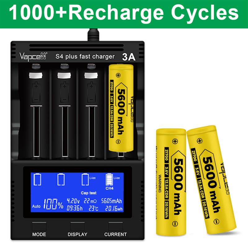 Акумулятор Vapcell 21700 Li-Ion 5600 mAh | ARAGO