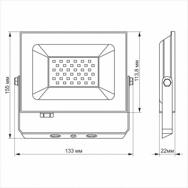 картинка LED прожектор TITANUM TLF306 30W 6000K от магазина Компания+