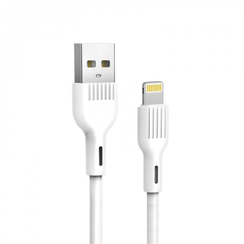 Кабель SkyDolphin S03L USB - Lightning (M/M), 1 м, White (USB-000417) | ARAGO