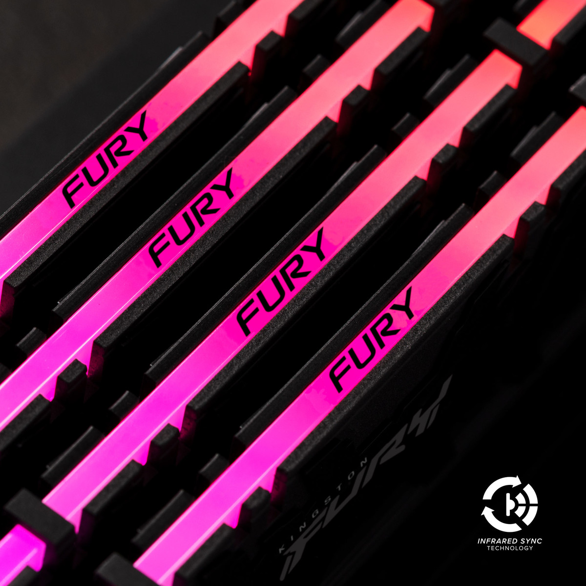 Модуль пам`яті DDR4 2x8GB/4000 Kingston Fury Renegade RGB (KF440C19RB2AK2/16) | ARAGO