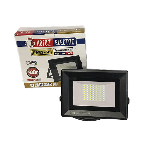 картинка Прожектор світлодіодний LED HOROZ PARS, 50W, 4000Lm, 6400K от магазина Компания+