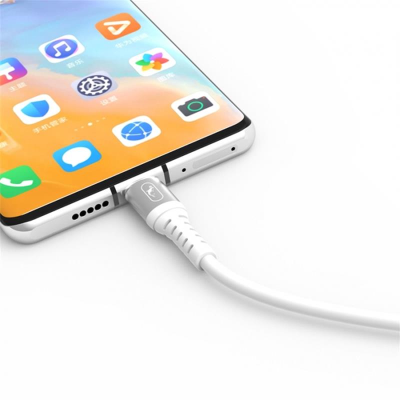 Кабель SkyDolphin S05V TPE Frost Line USB - micro USB (M/M), 1 м, White (USB-000552) | ARAGO