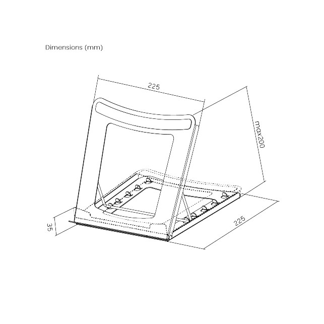 Підставка для ноутбука HiSmart HS082468 | ARAGO