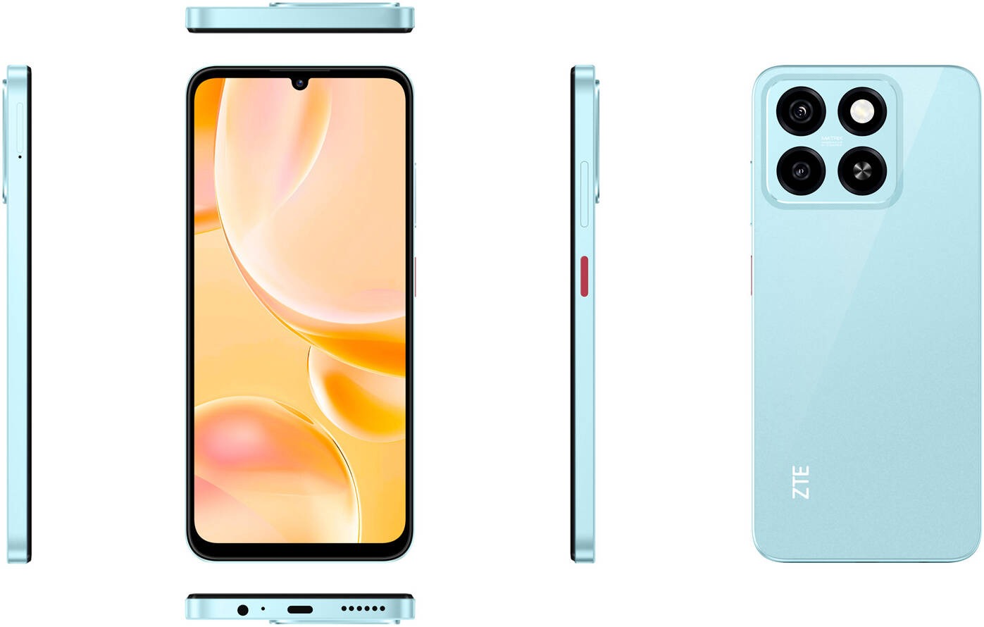 Смартфон ZTE Blade A55 4/128GB Blue | ARAGO