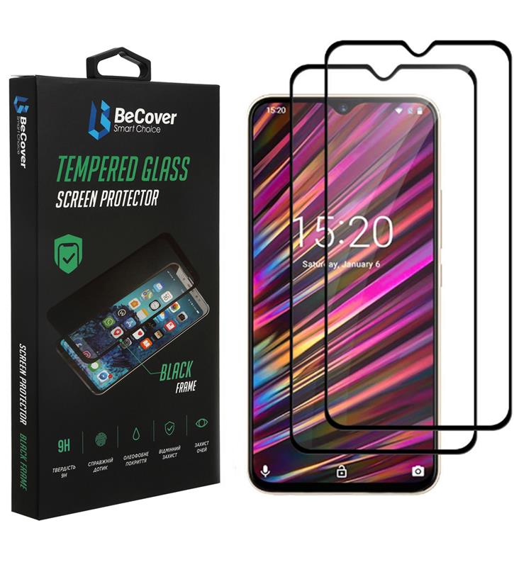 Захисне скло BeCover для Doogee X95 Black (707358) | ARAGO