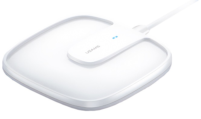 Бездротовий зарядний пристрій Usams US-CD153 15W White (CD153DZ02) | ARAGO