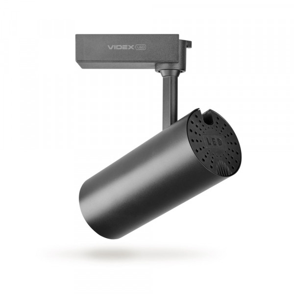 картинка LED світильник трековий VIDEX 30W 4100K чорний от магазина Компания+