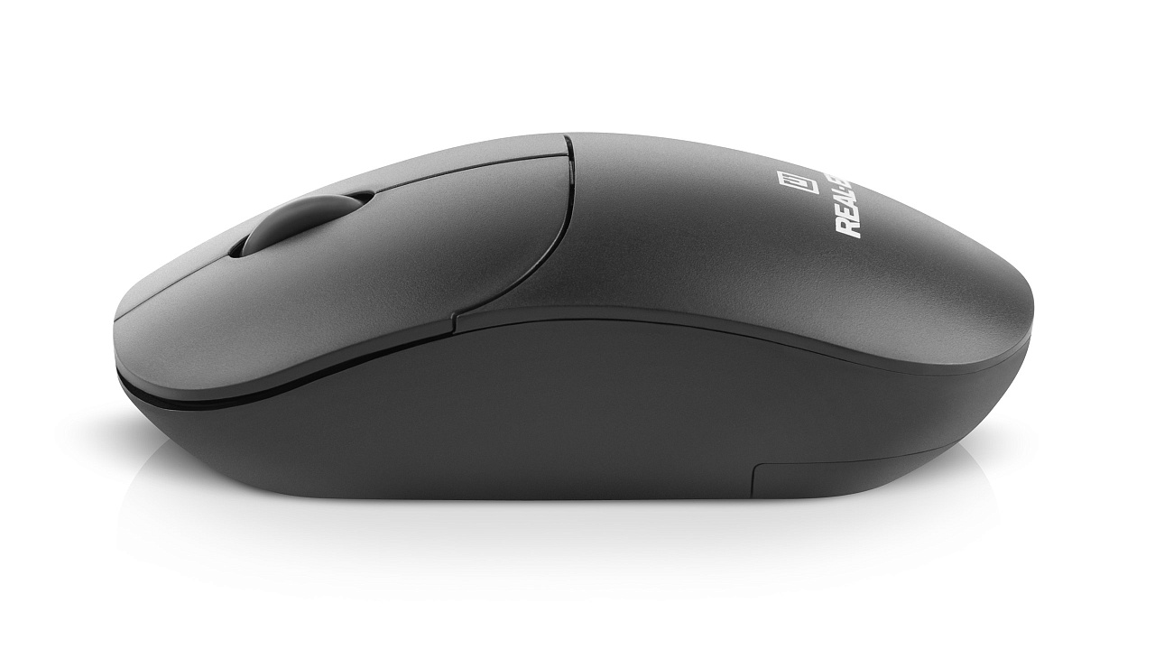 Миша бездротова REAL-EL RM-313 W Black | ARAGO