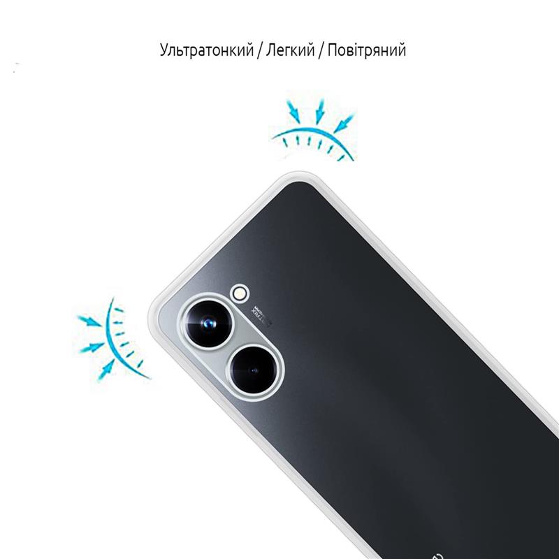Чохол-накладка BeCover для Realme 10 Transparancy (708670) | ARAGO