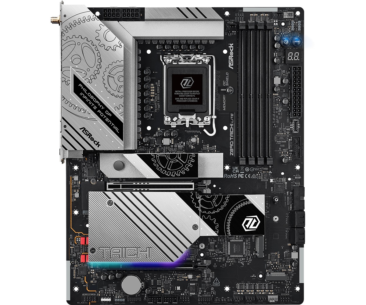 Материнська плата ASRock Z890 Taichi Lite Socket 1851 | ARAGO