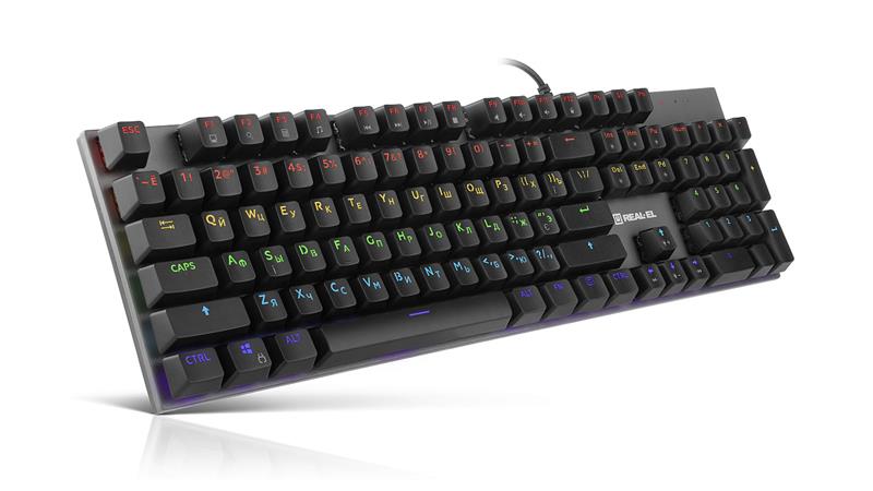 Клавіатура REAL-EL M 13 Grey USB | ARAGO