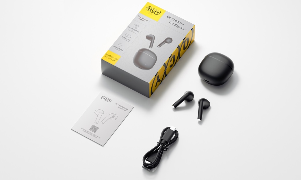 Bluetooth-гарнітура QCY AilyBuds Lite Black | ARAGO