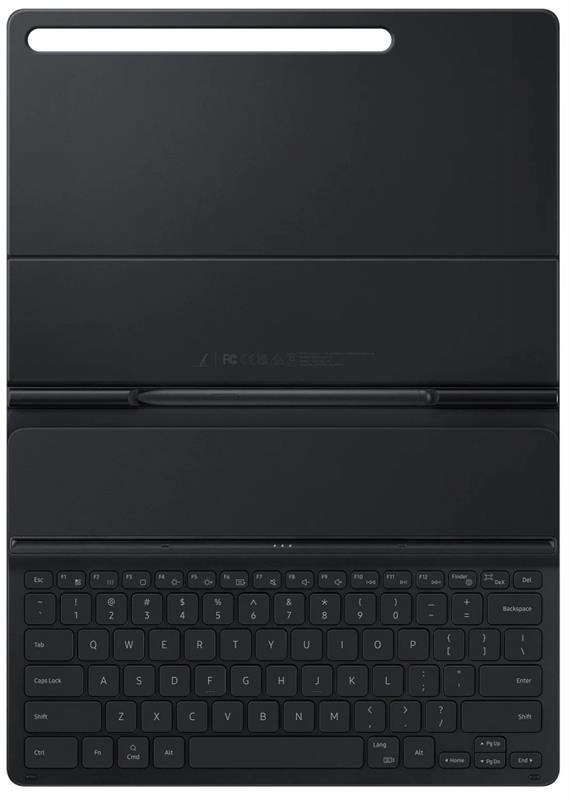 Чохол-клавіатура Samsung для Samsung Galaxy Tab S7 FE/Tab S7 Plus/S8 Plus Black (EF-DT730BBRGRU) | ARAGO