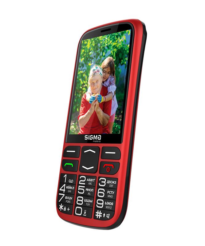 Мобільний телефон Sigma mobile Comfort 50 Optima Type-C Dual Sim Red (4827798122327) | ARAGO