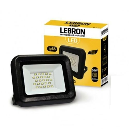 картинка LED прожектор Lebron LF, 30W, LED, 2400Lm, 6200К от магазина Компания+
