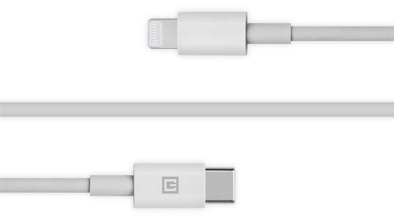 Кабель REAL-EL USB Type-C - Lightning (M/M), 2 м, White  (4743304104697) | ARAGO