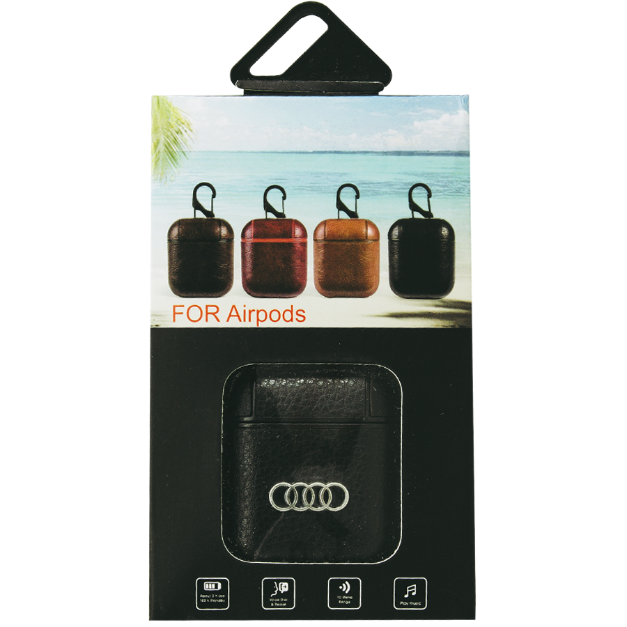 Чехол для Airpods/Airpods2 LEATHER BRANDS Audi | ARAGO