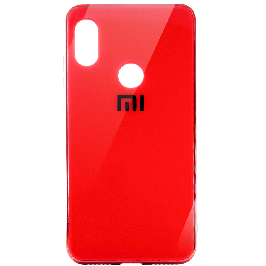 Силикон Glass Case Samsung A20E красный | ARAGO