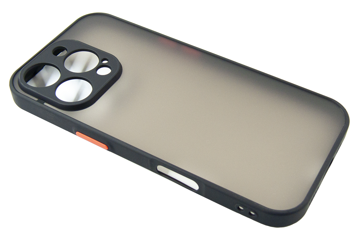 Чохол-накладка Dengos Matt для Apple iPhone 16 Pro Black (DG-TPU-MATT-150) | ARAGO
