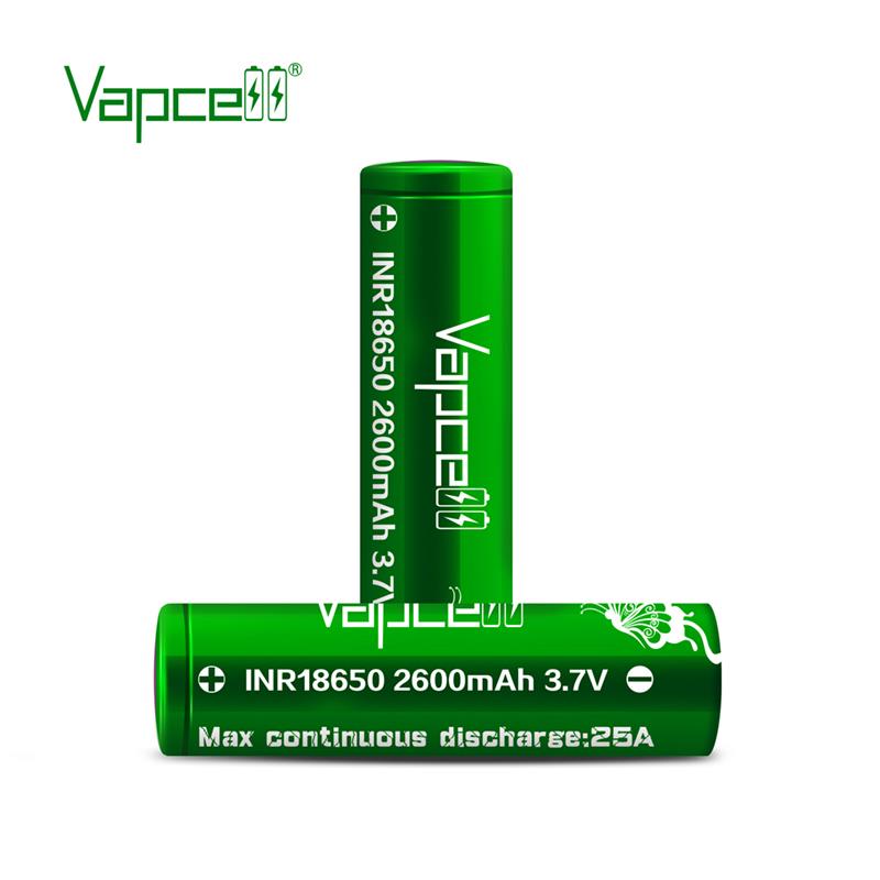 Акумулятор Vapcell 18650 Li-Ion 2600mAh 1шт | ARAGO
