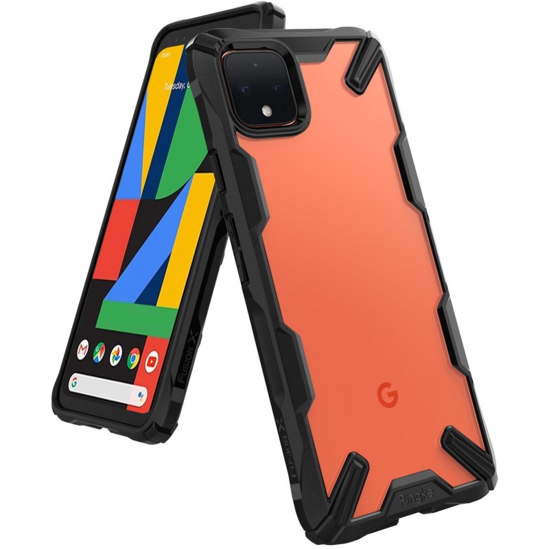 Чехол-накладка Ringke Fusion X для Google Pixel 4 XL Black (RCG4625) | ARAGO