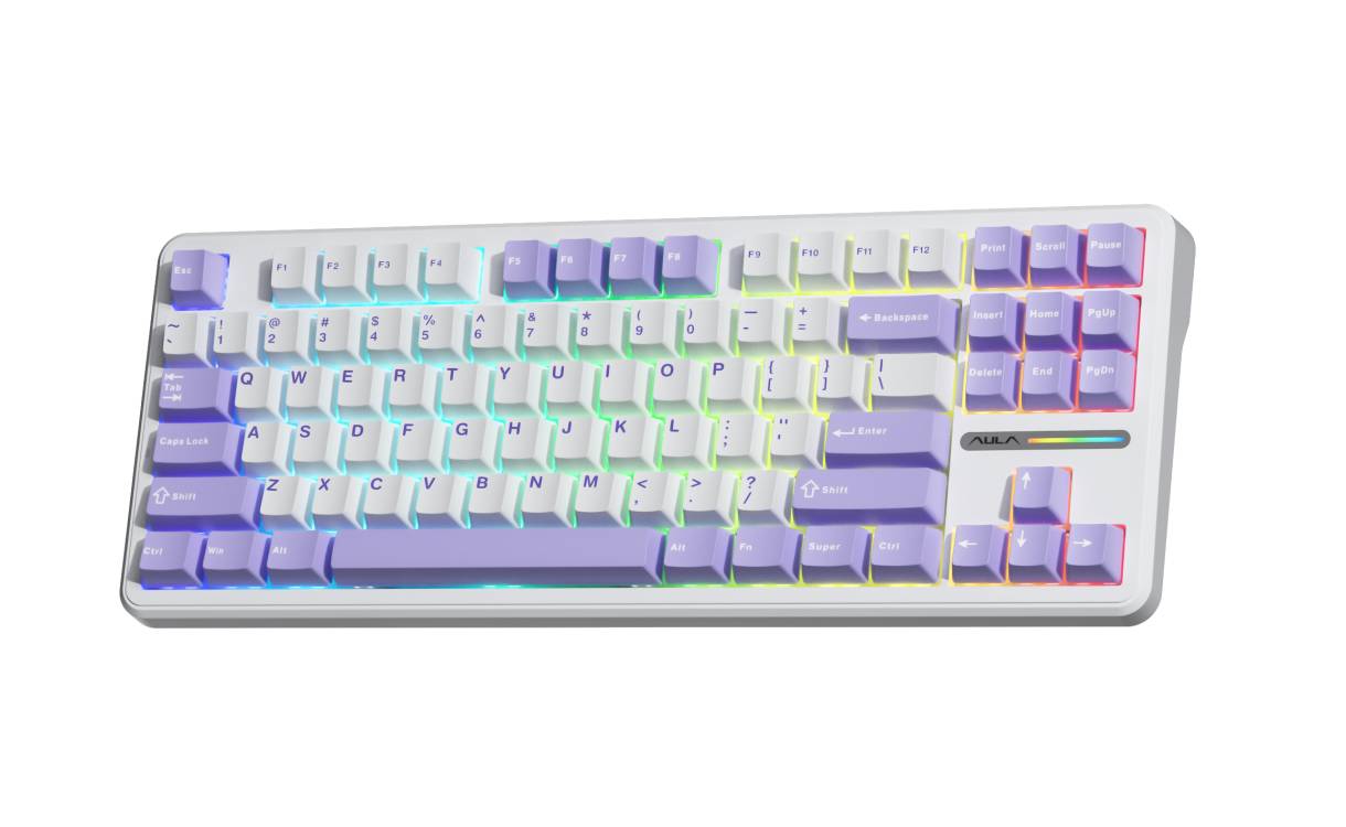 Клавіатура Aula F87 White (6948391202464) | ARAGO