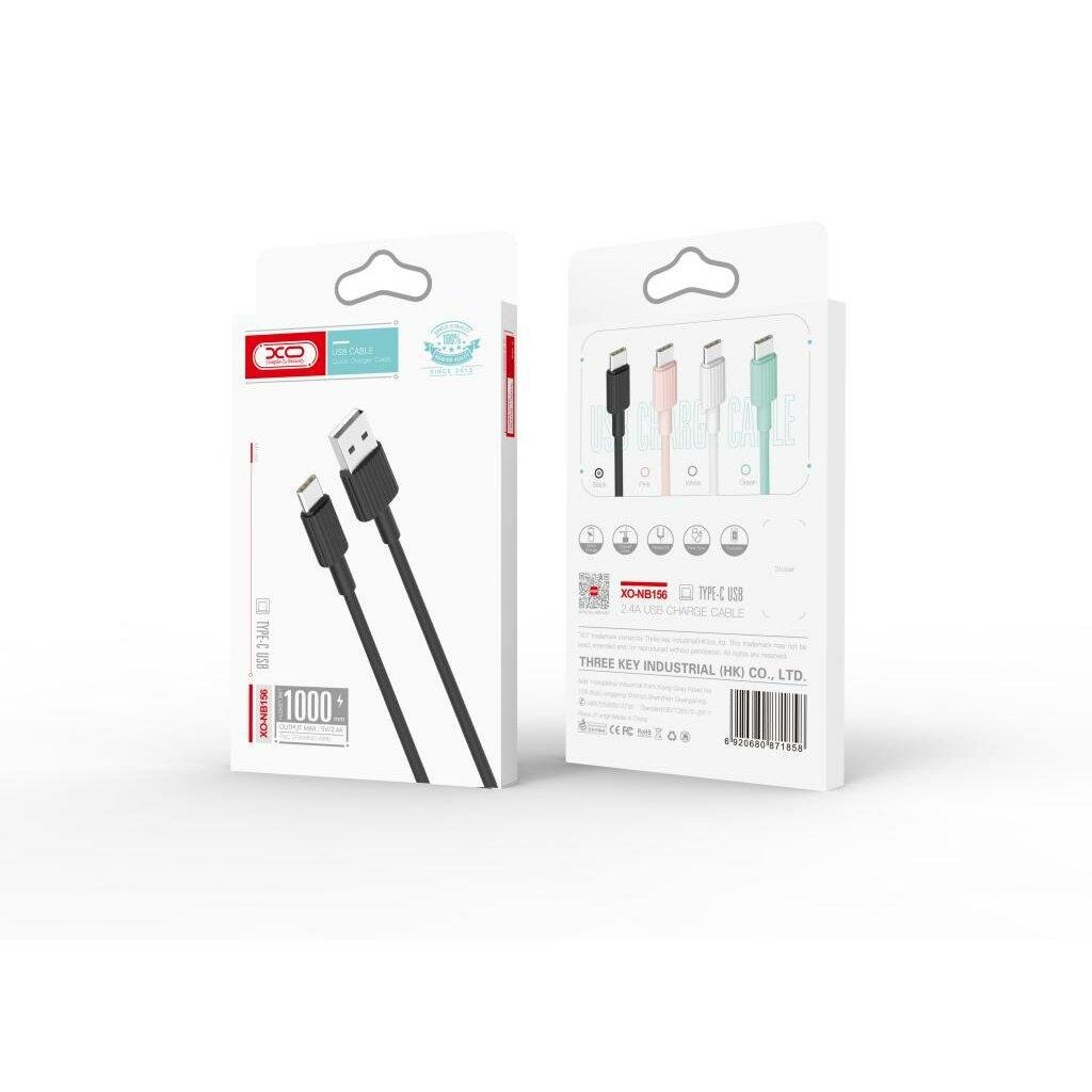 Кабель XO NB156 USB - Lightning (M/M), 1 м, White (NB156-L-1-WH) | ARAGO
