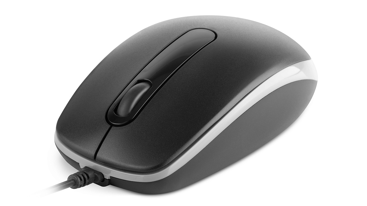 Миша REAL-EL RM-215 Black (EL123200037) | ARAGO