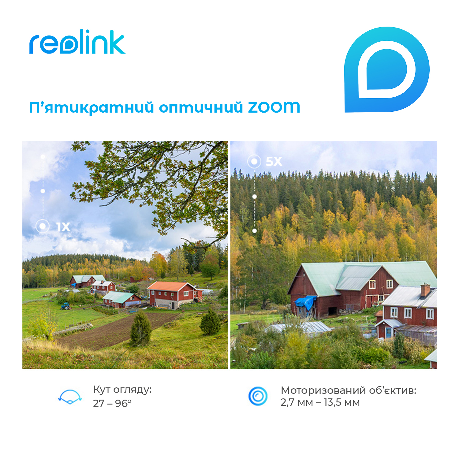 картинка IP камера Reolink RLC-523WA от магазина Компания+