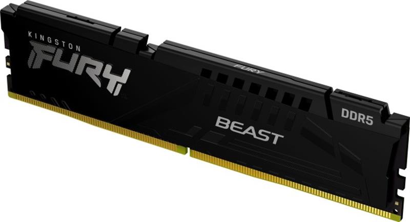 Модуль пам`яті DDR5 16GB/6800 Kingston Fury Beast Black (KF568C34BB-16) | ARAGO