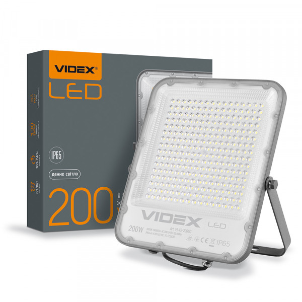 картинка LED прожектор VIDEX PREMIUM F2 200W 5000K от магазина Компания+