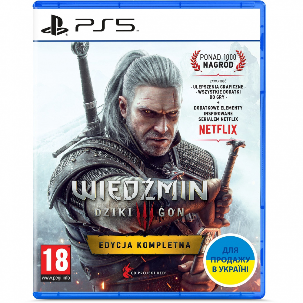 Гра The Witcher 3: Wild Hunt Complete Edition для Sony PlayStation 5, Russian version, Blu-ray (5902367641610) | ARAGO