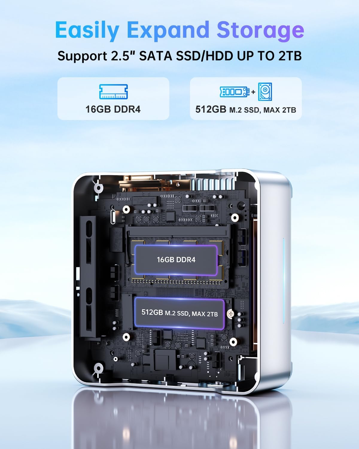 Неттоп NiPoGi GK3 Plus (791684817397) | ARAGO