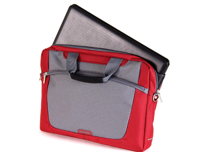 Сумка для ноутбука Sumdex PON-318RD 16" Red/Grey | ARAGO