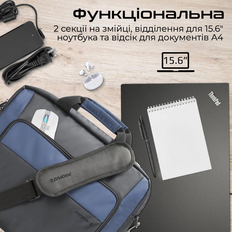 Сумка для ноутбука Promate Limber-MB Black | ARAGO