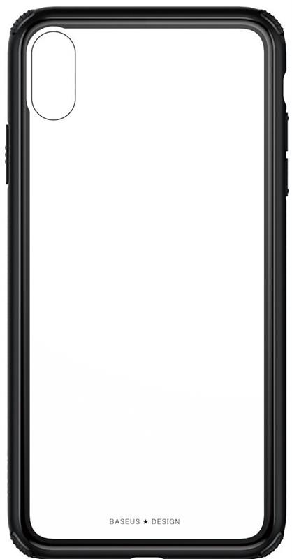 Чехол-накладка Baseus See-through Glass для Apple iPhone XS Black (WIAPIPH58-YS01) | ARAGO