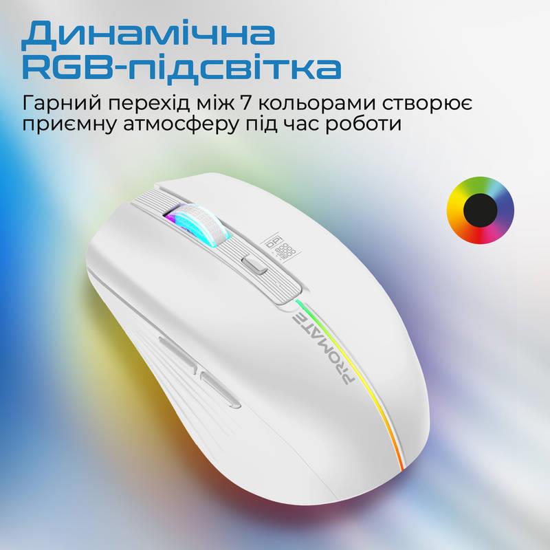 Миша бездротова Promate Kitt White | ARAGO