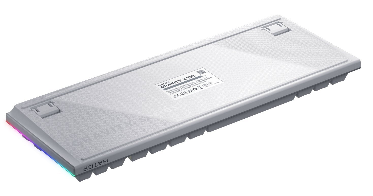 Клавіатура Hator Gravity X TKL Orange White (HTK551UA) | ARAGO