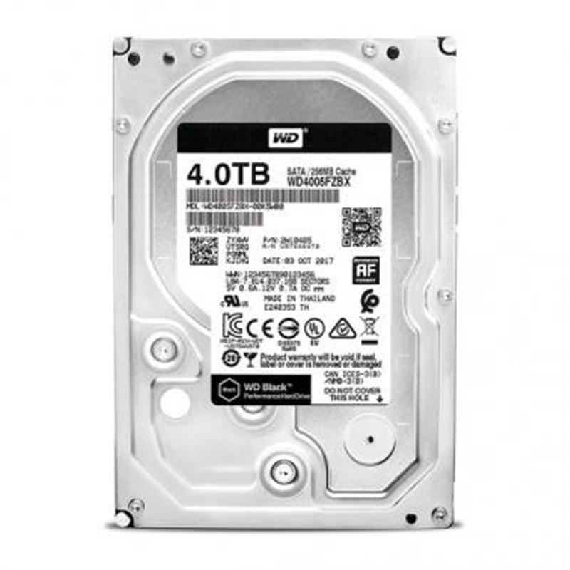 HDD SATA 4.0TB WD Black 7200rpm 256MB (WD4005FZBX) | ARAGO