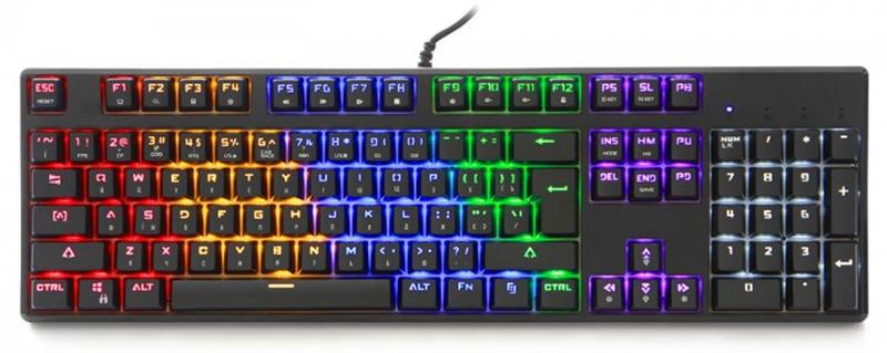 Клавіатура Motospeed CK107 Outemu Red RGB Black (mtk96mr) | ARAGO