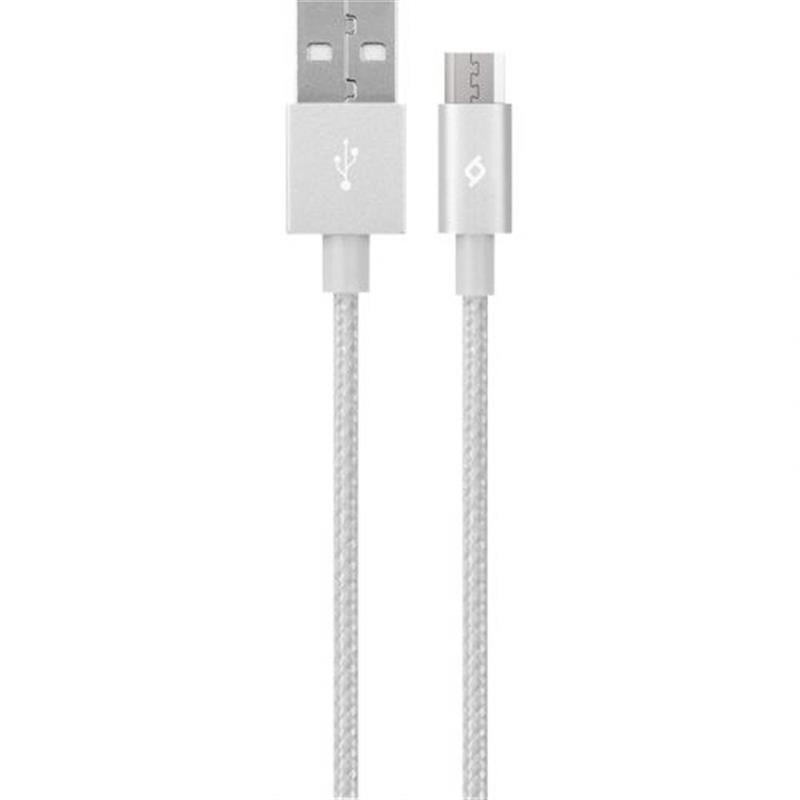 Кабель Ttec USB - мicro USB (M/M), AlumiCable, 1.2 м, Silver (2DK11G) | ARAGO