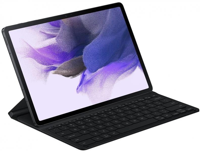 Чохол-клавіатура Samsung для Samsung Galaxy Tab S7 FE/Tab S7 Plus/S8 Plus Black (EF-DT730BBRGRU) | ARAGO