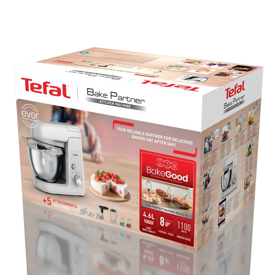 картинка Кухонна машина Tefal Bake Partner QB525B38 от магазина Компания+