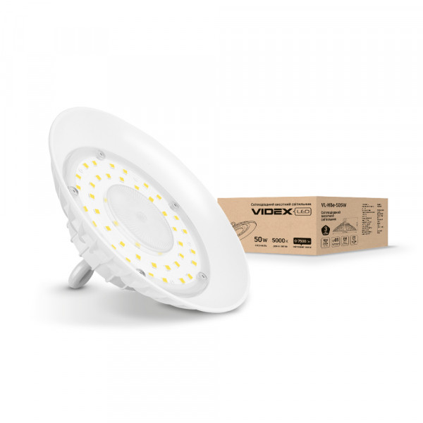 картинка LED Світильник підвісний ХайБей  VIDEX 50W 5000K от магазина Компания+